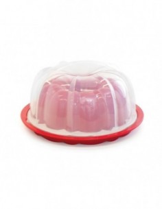 Molde de bundt con base y...
