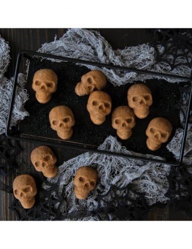 Molde Skull Bites Cakelet Nordic Ware Molde Skull Bites Cakelet Nordic Ware