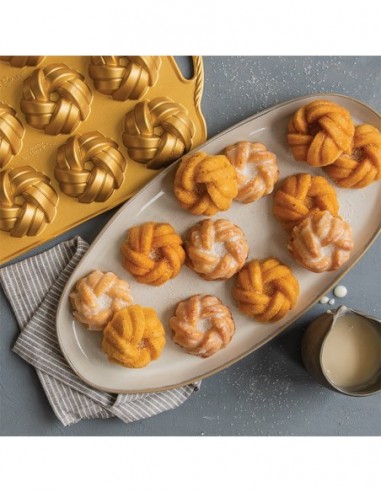 Molde Braided Bundt Bites Nordic Ware Molde Braided Bundt Bites Nordic Ware