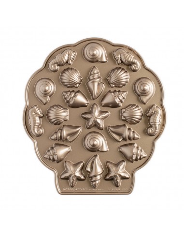 Molde Seashell Bites Nordic Ware Molde Seashell Bites Nordic Ware