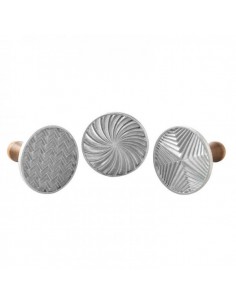 Set x 3 Sellos Geo Nordic Ware