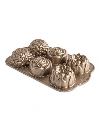 Molde Floral Cakelet Nordic Ware Molde Floral Cakelet Nordic Ware