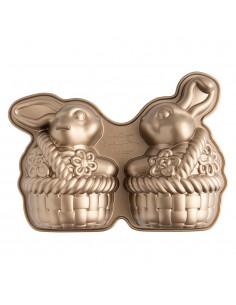 Molde Bunny In Basket...