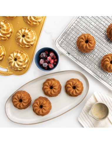 Molde Pirouette Bundtlette Nordic Ware Molde Pirouette Bundtlette Nordic Ware