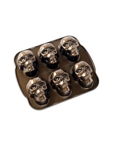 Molde Skull Cakelets Nordic Ware Molde Skull Cakelets Nordic Ware