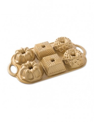 Molde Geo Bundtlette Nordic Ware Molde Geo Bundtlette Nordic Ware